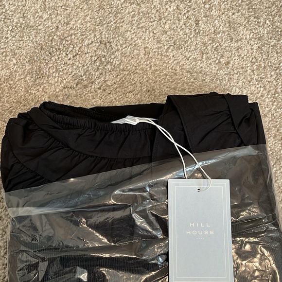 NWT Hill House Akilah Nap Dress in Black Poplin M - Picture 8 of 8